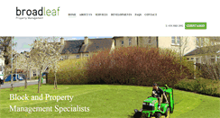 Desktop Screenshot of broadleafpropertymanagement.co.uk