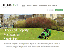 Tablet Screenshot of broadleafpropertymanagement.co.uk